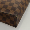 LOUIS VUITTON Damier Ebene Poche Toilette 26 Pouch N47543 LV Auth 120422-7