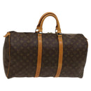 LOUIS VUITTON Monogram Keepall 50 Boston Bag M41426 LV Auth 120428-1