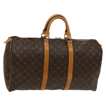 LOUIS VUITTON Monogram Keepall 50 Boston Bag M41426 LV Auth 120428