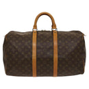 LOUIS VUITTON Monogram Keepall 50 Boston Bag M41426 LV Auth 120428-2