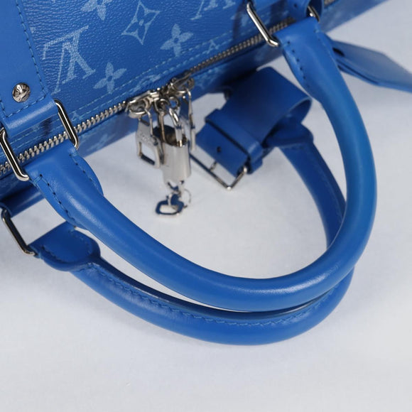 LOUIS VUITTON Monogram Clouds Keepall Bandouliere 50 Bag M45428 LV Auth 120447SM