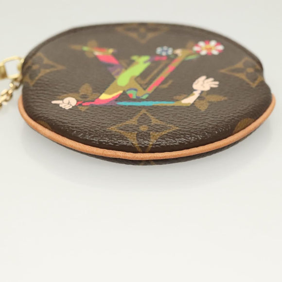 LOUIS VUITTON Monogram Hand Porte Monnaie Ron Coin Purse M95563 LV Auth 120449SV