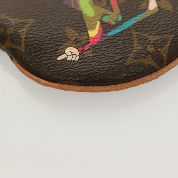 LOUIS VUITTON Monogram Hand Porte Monnaie Ron Coin Purse M95563 LV Auth 120449SV