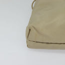 PRADA Pouch Nylon Beige Auth 120457V-14