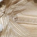 PRADA Pouch Nylon Beige Auth 120457V-19