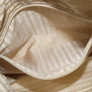 PRADA Pouch Nylon Beige Auth 120457V-11