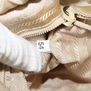 PRADA Pouch Nylon Beige Auth 120457V-12