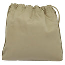 PRADA Pouch Nylon Beige Auth 120457V-2