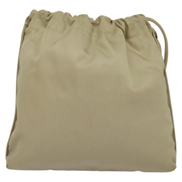 PRADA Pouch Nylon Beige Auth 120457V - 0