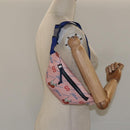 GUCCI THE Jetsons Children's Body Bag PVC Leather Pink 502095 Auth 120466-22