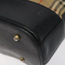 BURBERRY Nova Check Shoulder Bag Canvas Beige Auth 120468-16