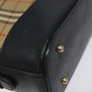 BURBERRY Nova Check Shoulder Bag Canvas Beige Auth 120468-9