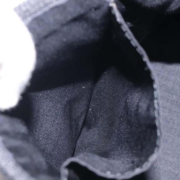 Burberrys Nova Check Hand Bag Canvas Beige Gold Auth 120481