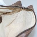 GUCCI GG Supreme Web Sherry Line Bag PVC Beige Gold 56 02 088 Auth 120487-19