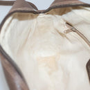 GUCCI GG Supreme Web Sherry Line Bag PVC Beige Gold 56 02 088 Auth 120487-19