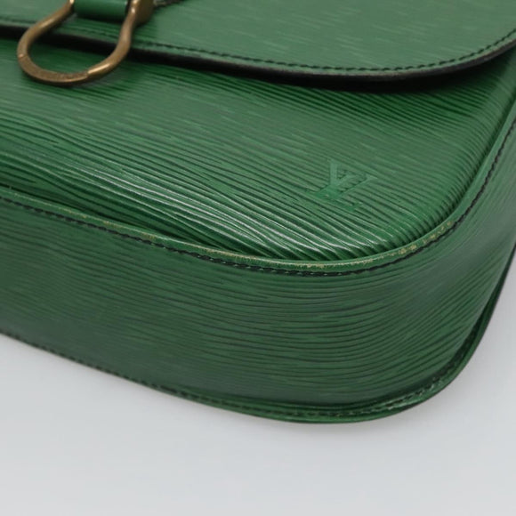 LOUIS VUITTON Epi Saint Cloud GM Shoulder Bag Green M52194 LV Auth 120495