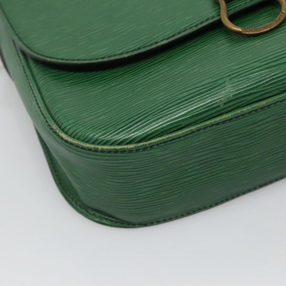 LOUIS VUITTON Epi Saint Cloud GM Shoulder Bag Green M52194 LV Auth 120495
