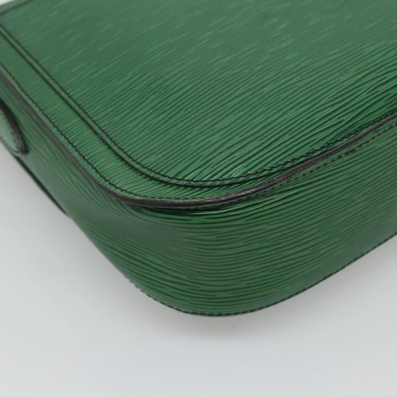 LOUIS VUITTON Epi Saint Cloud GM Shoulder Bag Green M52194 LV Auth 120495