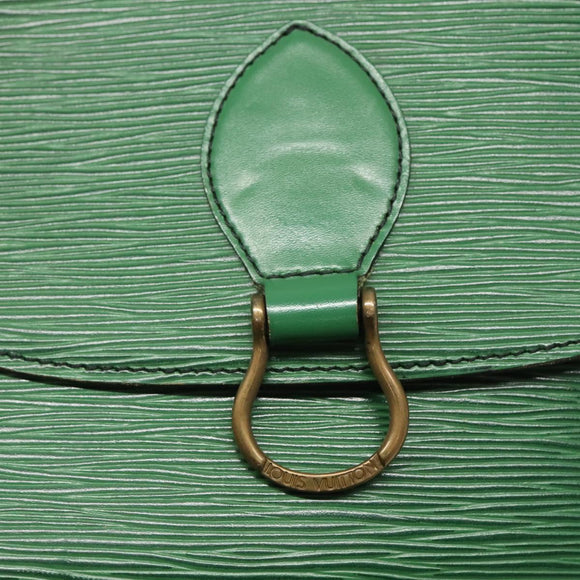 LOUIS VUITTON Epi Saint Cloud GM Shoulder Bag Green M52194 LV Auth 120495
