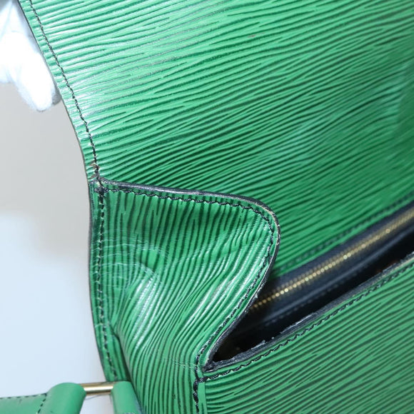 LOUIS VUITTON Epi Saint Cloud GM Shoulder Bag Green M52194 LV Auth 120495