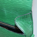LOUIS VUITTON Epi Saint Cloud GM Shoulder Bag Green M52194 LV Auth 120495-20