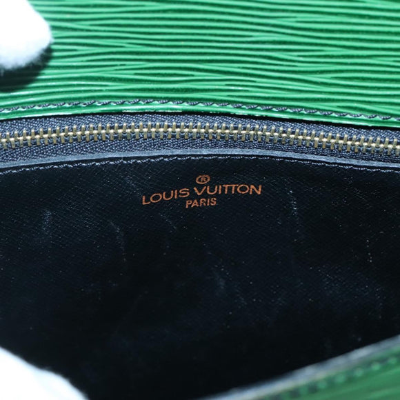 LOUIS VUITTON Epi Saint Cloud GM Shoulder Bag Green M52194 LV Auth 120495
