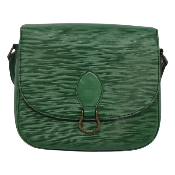 LOUIS VUITTON Epi Saint Cloud GM Shoulder Bag Green M52194 LV Auth 120495