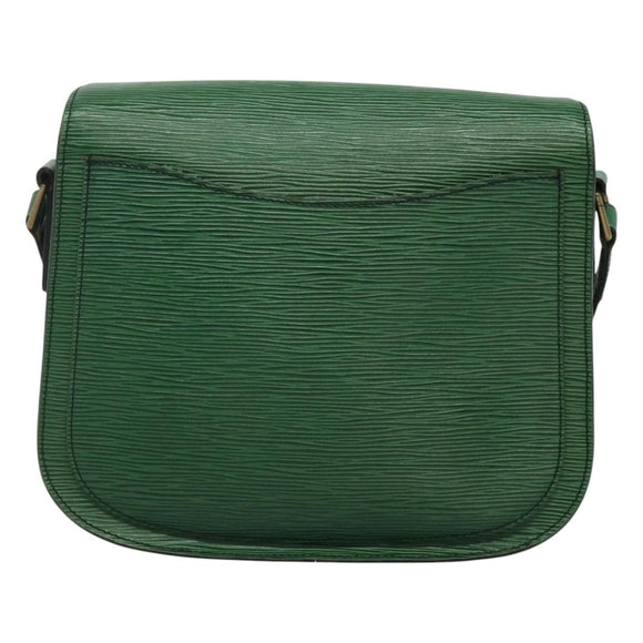 LOUIS VUITTON Epi Saint Cloud GM Shoulder Bag Green M52194 LV Auth 120495