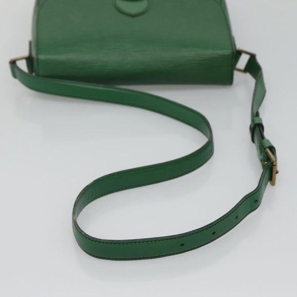 LOUIS VUITTON Epi Saint Cloud GM Shoulder Bag Green M52194 LV Auth 120495