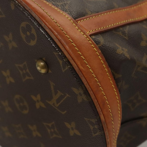 LOUIS VUITTON Monogram Bucket GM Shoulder Bag M42236 LV Auth 120501
