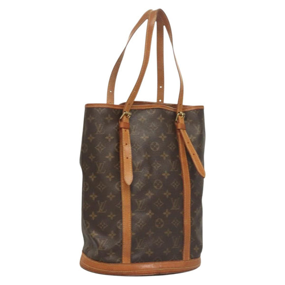 LOUIS VUITTON Monogram Bucket GM Shoulder Bag M42236 LV Auth 120501