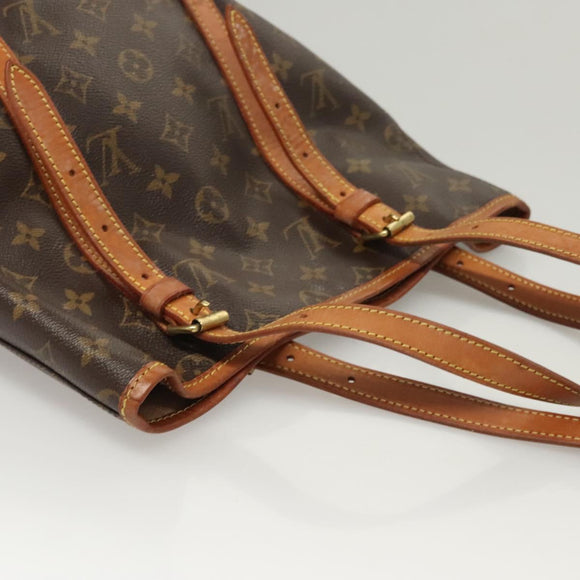 LOUIS VUITTON Monogram Bucket GM Shoulder Bag M42236 LV Auth 120501