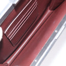 CELINE Shoulder Bag Leather Purple Auth 120524-11