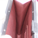 CELINE Shoulder Bag Leather Purple Auth 120524-18