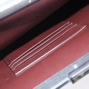 CELINE Shoulder Bag Leather Purple Auth 120524-19