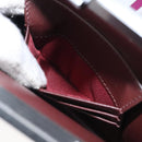 CELINE Shoulder Bag Leather Purple Auth 120524-12