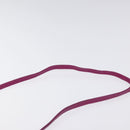 CELINE Shoulder Bag Leather Purple Auth 120524-8