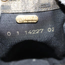 FENDI Zucca Canvas Shoulder Bag Black Brown Auth 120527AM-11