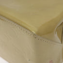 LOUIS VUITTON Monogram Vernis Reade PM Hand Bag Beige M91334 LV Auth 120540-14