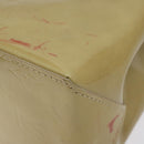 LOUIS VUITTON Monogram Vernis Reade PM Hand Bag Beige M91334 LV Auth 120540-9