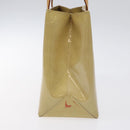 LOUIS VUITTON Monogram Vernis Reade PM Hand Bag Beige M91334 LV Auth 120540-3