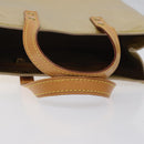 LOUIS VUITTON Monogram Vernis Reade PM Hand Bag Beige M91334 LV Auth 120540-7