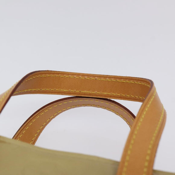 LOUIS VUITTON Monogram Vernis Reade PM Hand Bag Beige M91334 LV Auth 120540