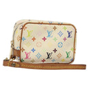 LOUIS VUITTON Monogram Multicolor Trousse Wapity White M58033 LV Auth 120544-1