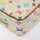 LOUIS VUITTON Monogram Multicolor Trousse Wapity White M58033 LV Auth 120544-16