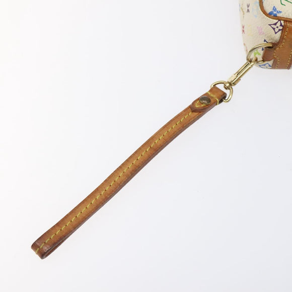 LOUIS VUITTON Monogram Multicolor Trousse Wapity White M58033 LV Auth 120544