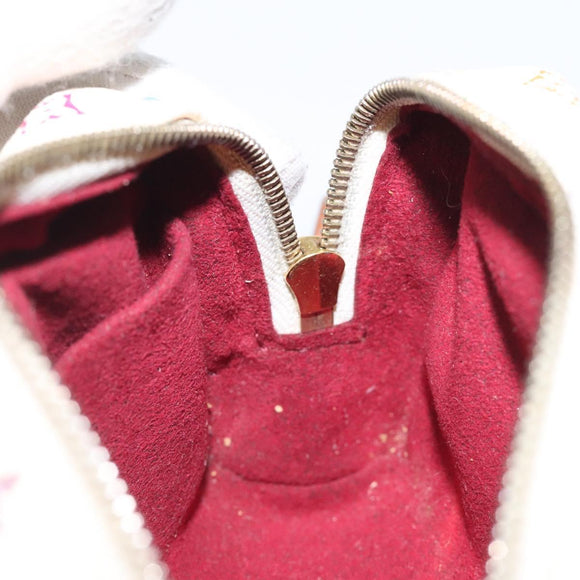 LOUIS VUITTON Monogram Multicolor Trousse Wapity White M58033 LV Auth 120544