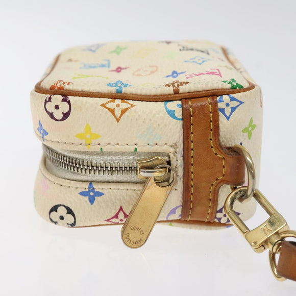LOUIS VUITTON Monogram Multicolor Trousse Wapity White M58033 LV Auth 120544