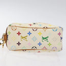 LOUIS VUITTON Monogram Multicolor Trousse Wapity White M58033 LV Auth 120544-6