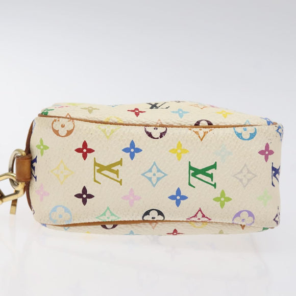 LOUIS VUITTON Monogram Multicolor Trousse Wapity White M58033 LV Auth 120544